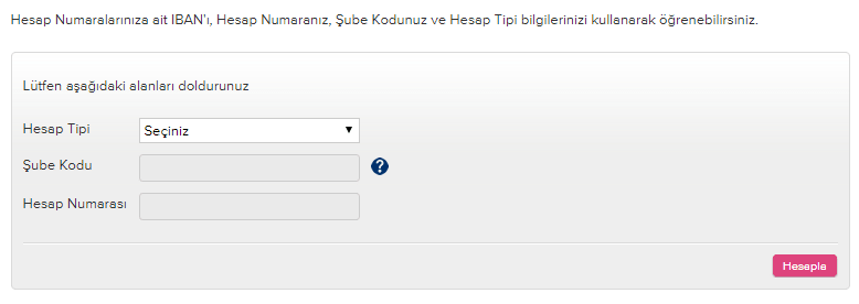 işbankası iban öğrenme sayfası